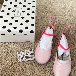 Sophia Webster Mini Pink Glitter CHIARA Shoes